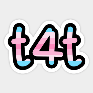 t4t (Transfeminine Colors) Sticker